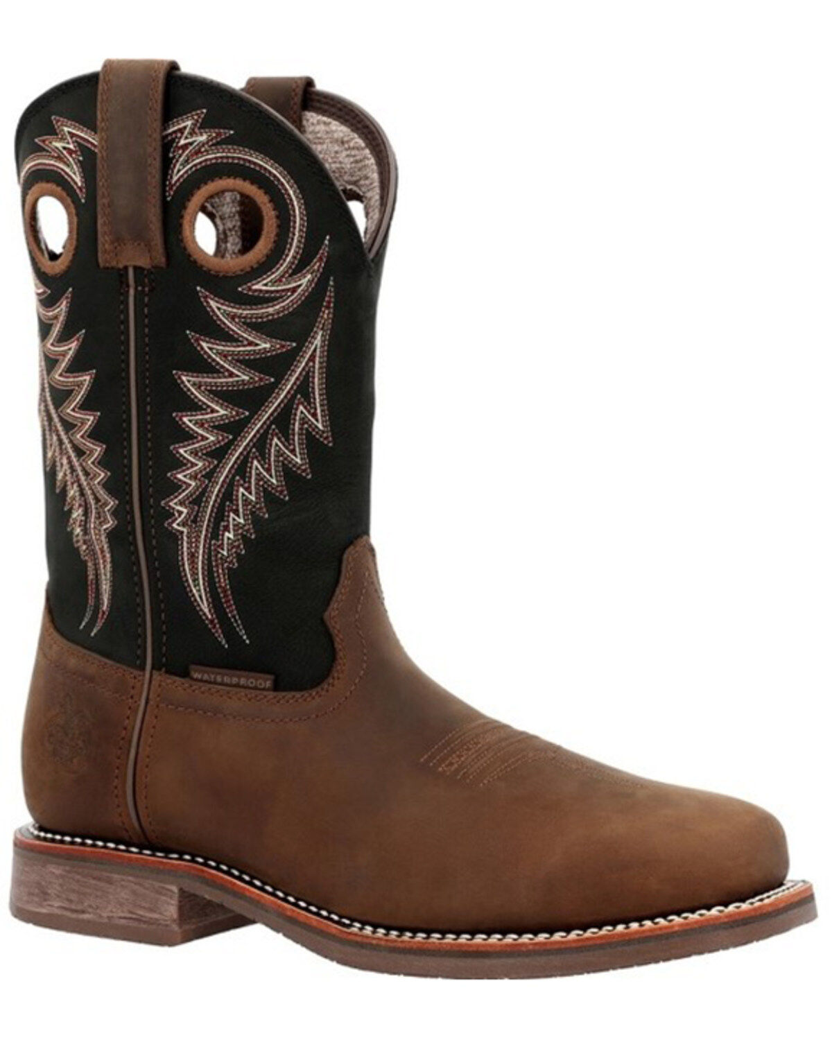 Georgia Boot Men's Carbo-Tec Elite Waterproof Pull On Safety Western Boots - Soft Toe