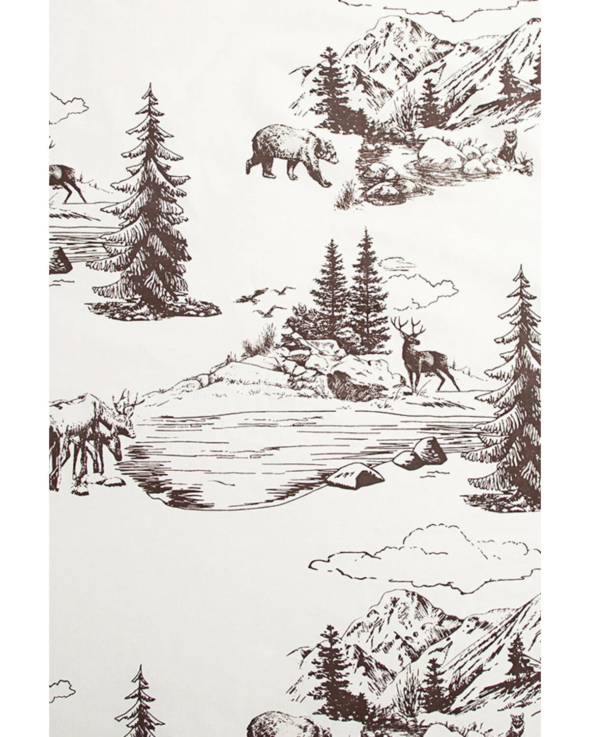 HiEnd Accents 200TC Cotton White Pine 4 Piece Sheet Set - Twin Size