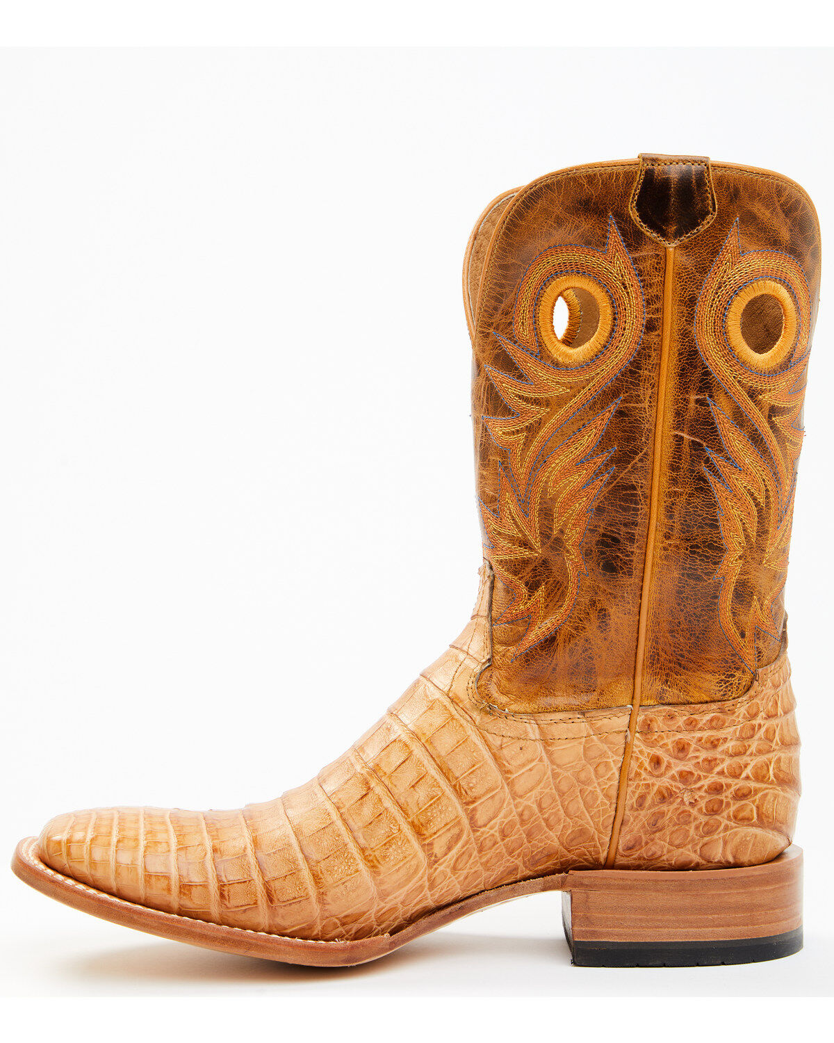 Cody James Men's Exotic Caiman Belly Western Boots - Broad Square Toe