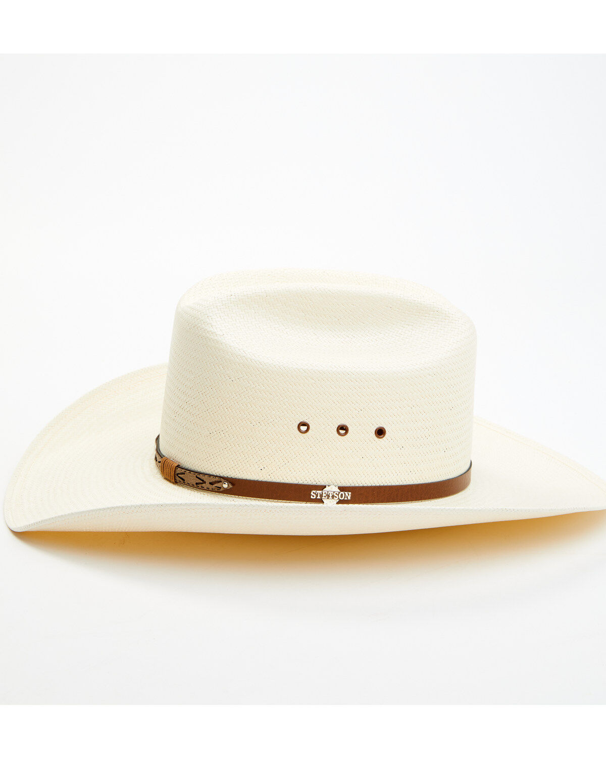 Stetson Rodeo Natural Cattleman Straw Cowboy Hat