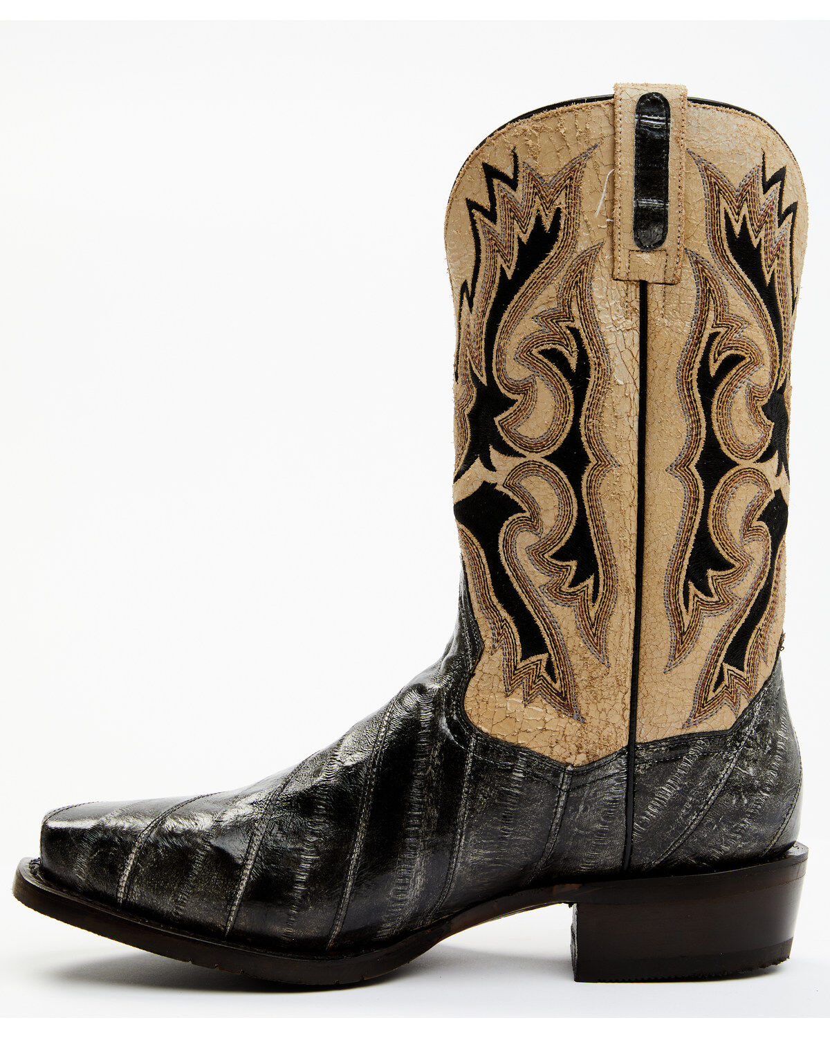 Dan Post Men's Exotic Eel Western Boots - Square Toe