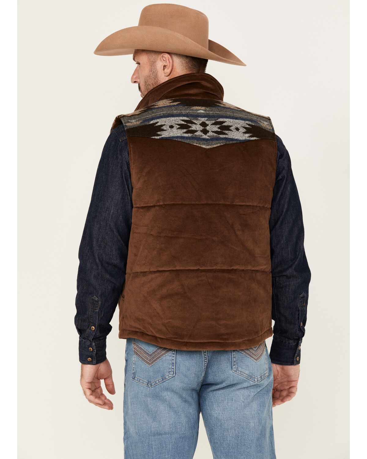 Cody James Men's Rough Road Southwestern Yoke Vest
