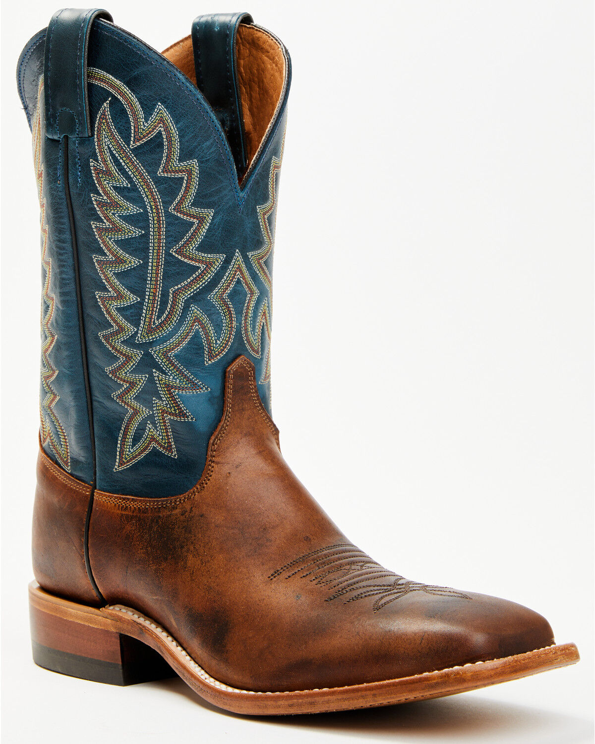 Justin Men's Poston Western Boots - Broad Square Toe