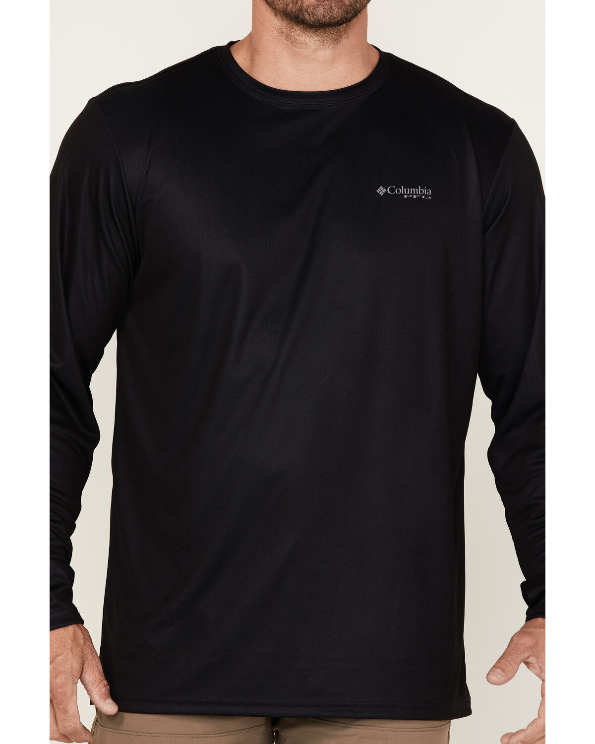 Columbia Men's PFG Terminal Tackle Flag Graphic Long Sleeve T-Shirt