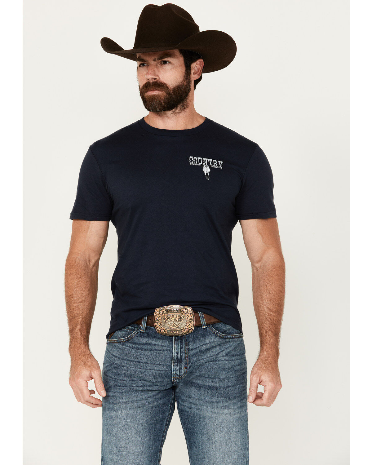 Cowboy Hardware Men's Country Cowboy Short Sleeve T-Shirt