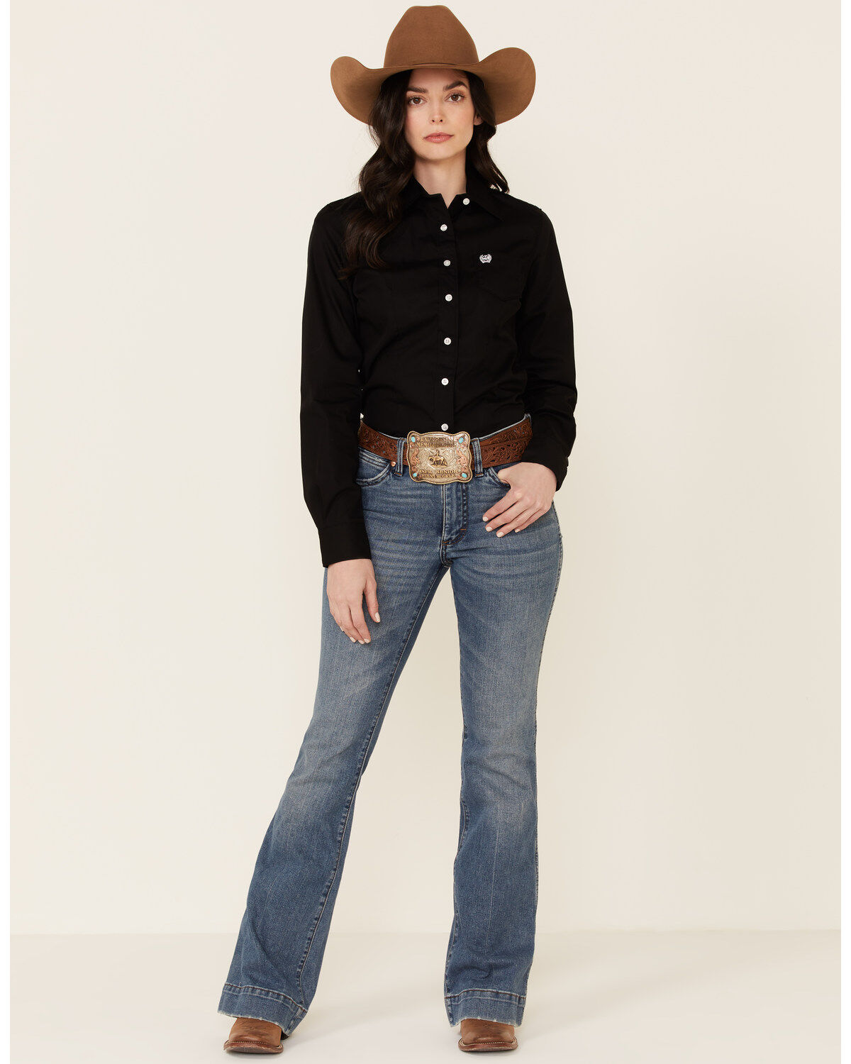 Cinch Women's Western Weave Pocket Shirt