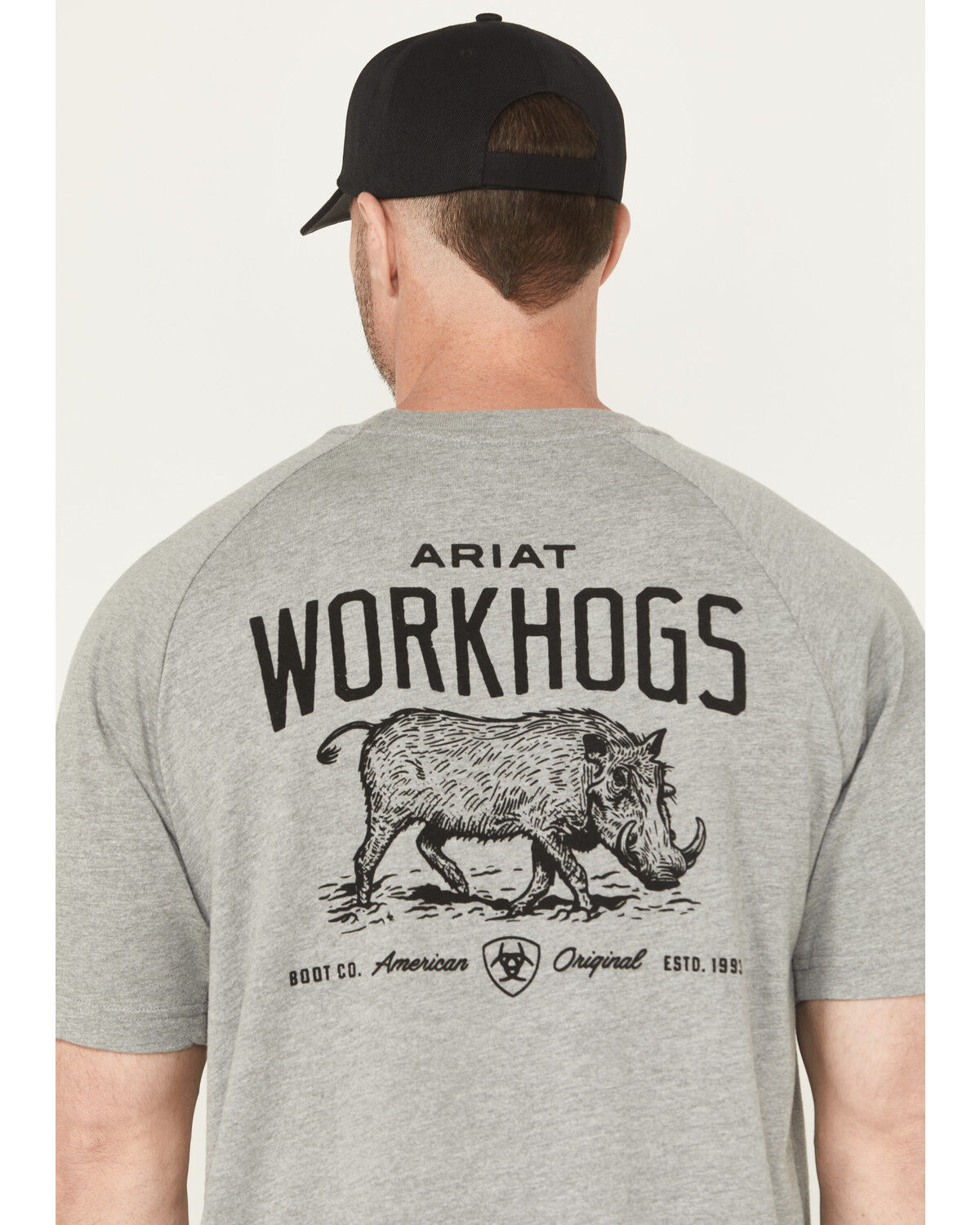 Ariat Men's Rebar Cotton Strong Workhog Short Sleeve Work T-Shirt