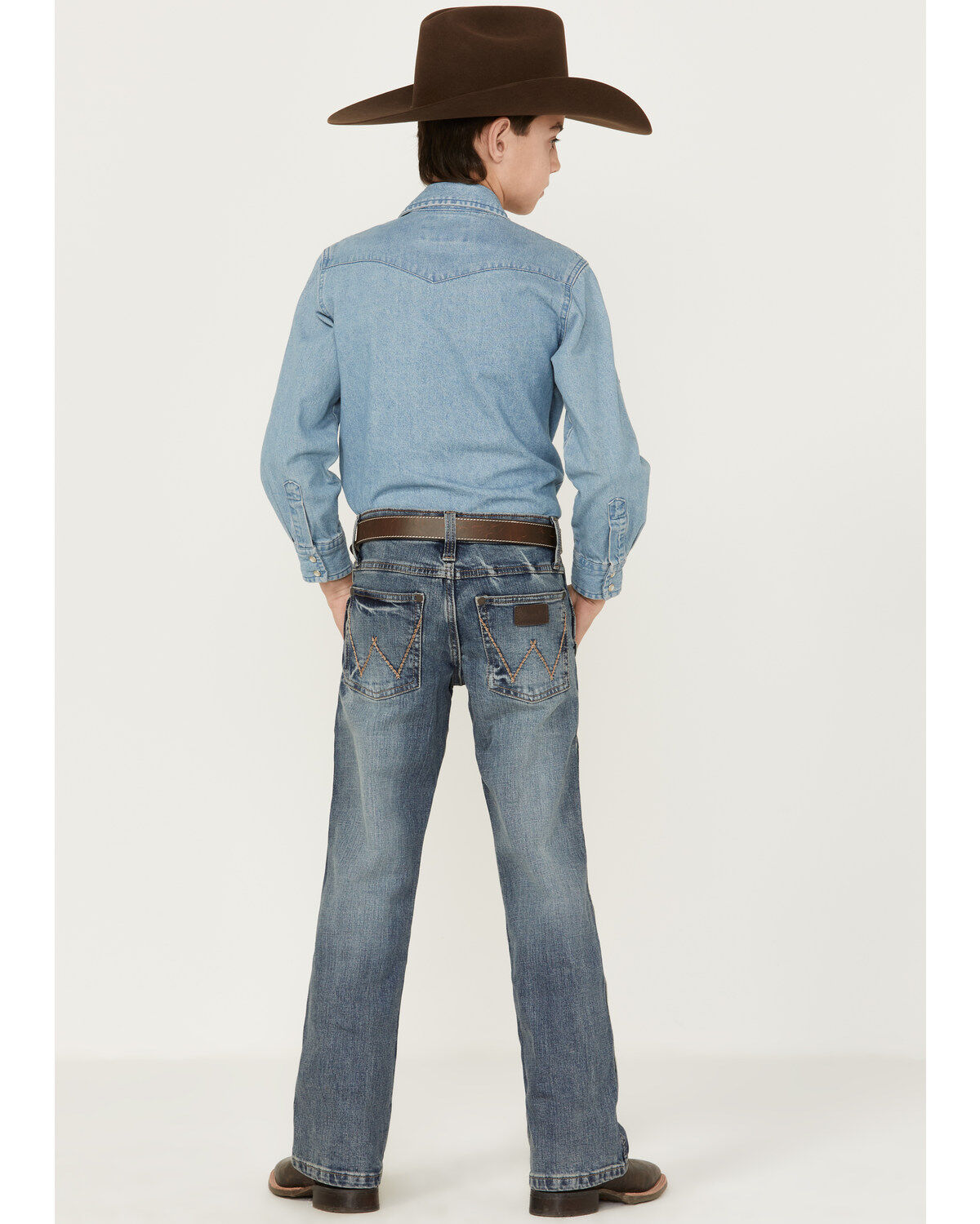 Wrangler Boys' Greeley Relaxed Bootcut Jeans