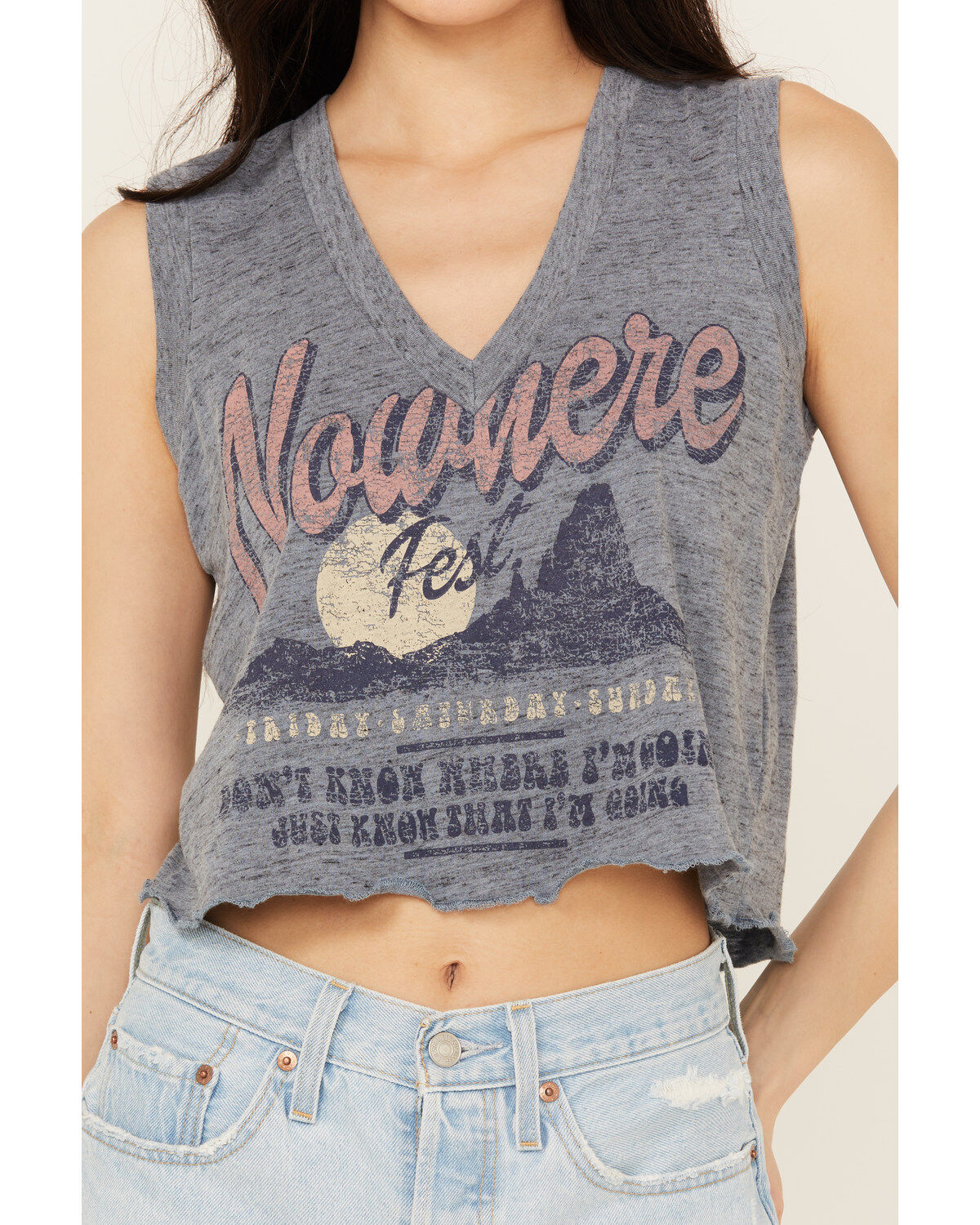 Cleo + Wolf Women's Bailey Printed Graphic Baby Tank