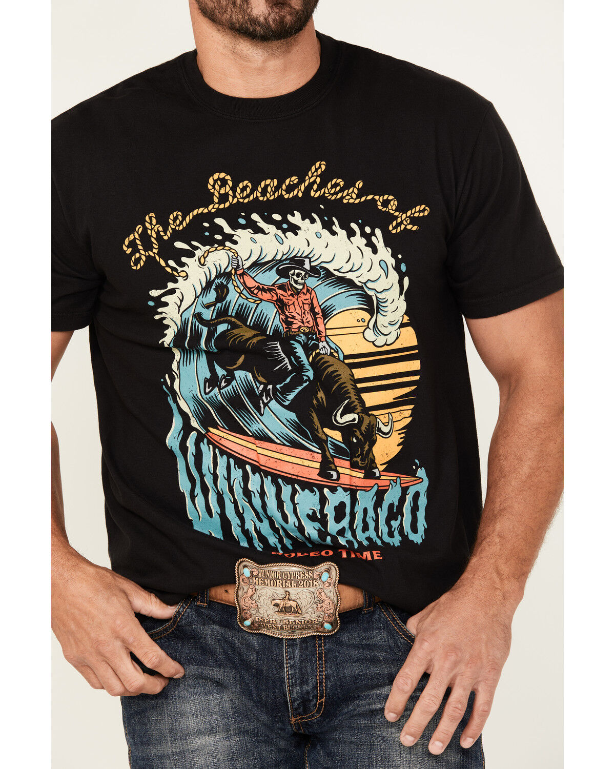 Rodeo Time Men's Rank Roller Short Sleeve Graphic T-Shirt