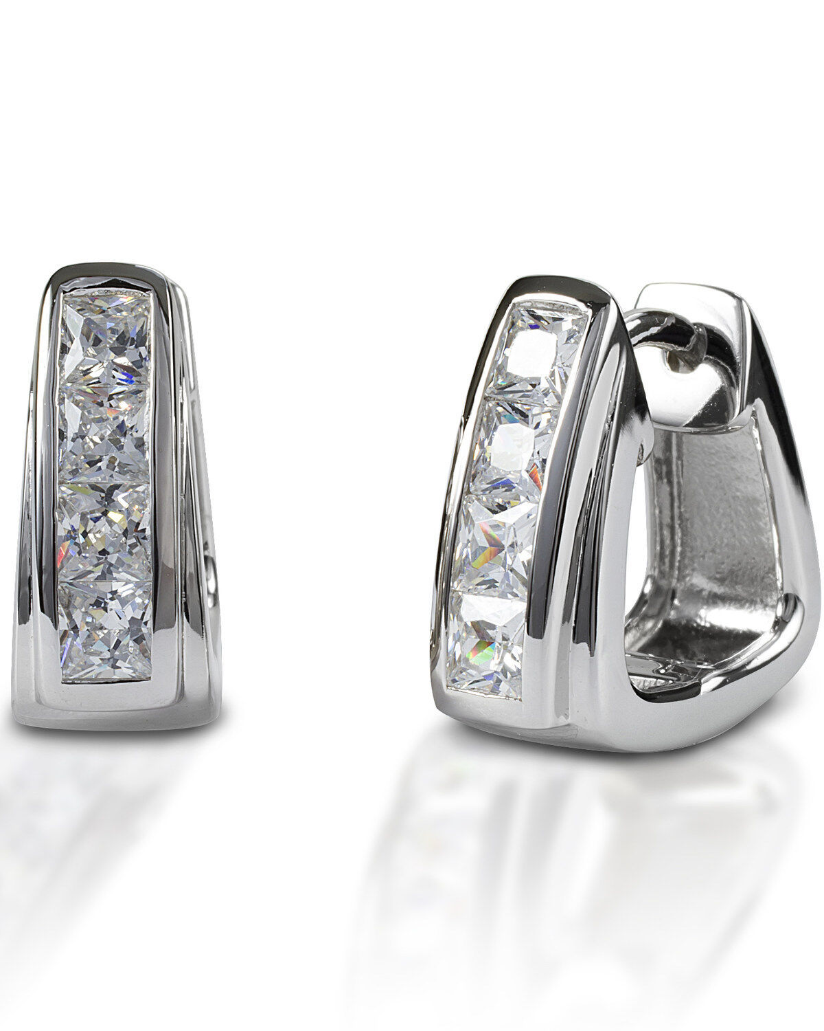 Kelly Herd Women's Contemporary Stirrup Hoop Earrings