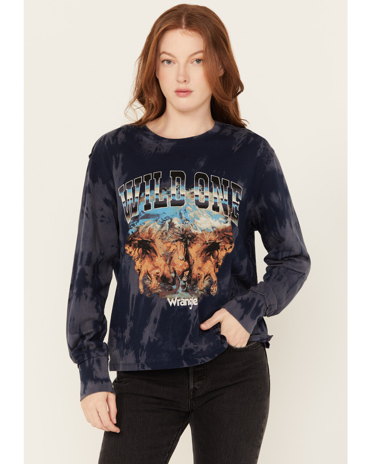 Wrangler Retro Women's Wild One Long Sleeve Graphic Tee