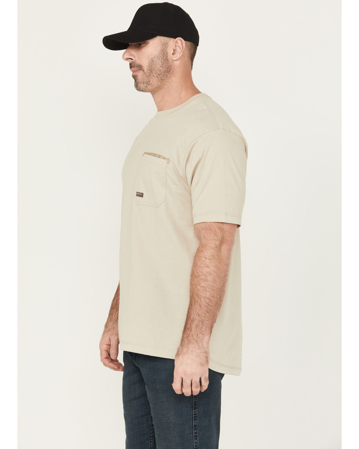 Ariat Men's Rebar Workman Brickyard Short Sleeve Work Shirt