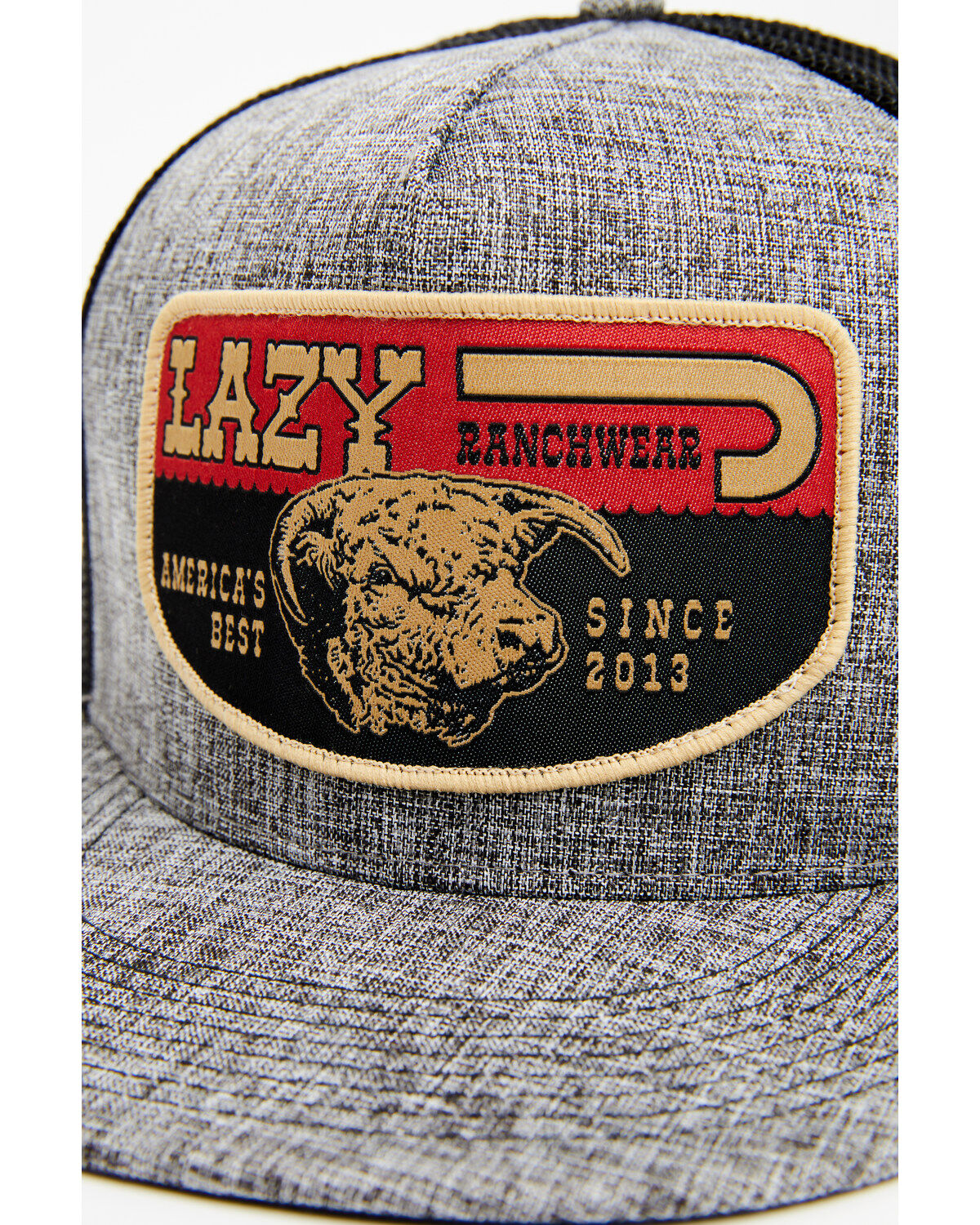 Lazy J Ranch Wear Men's America's Best Patch Trucker Cap