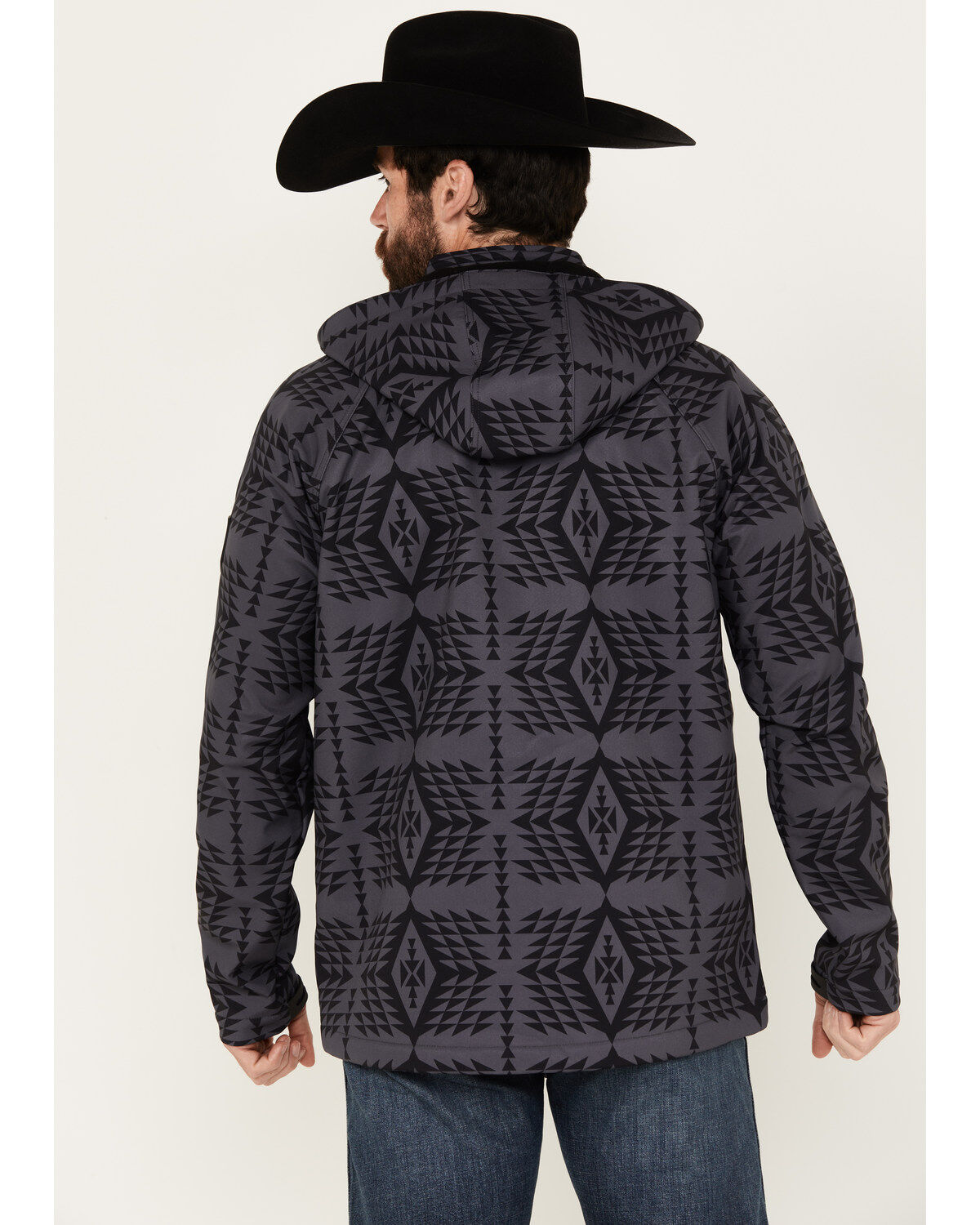 RANK 45® Men's Southwestern Print Softshell Jacket