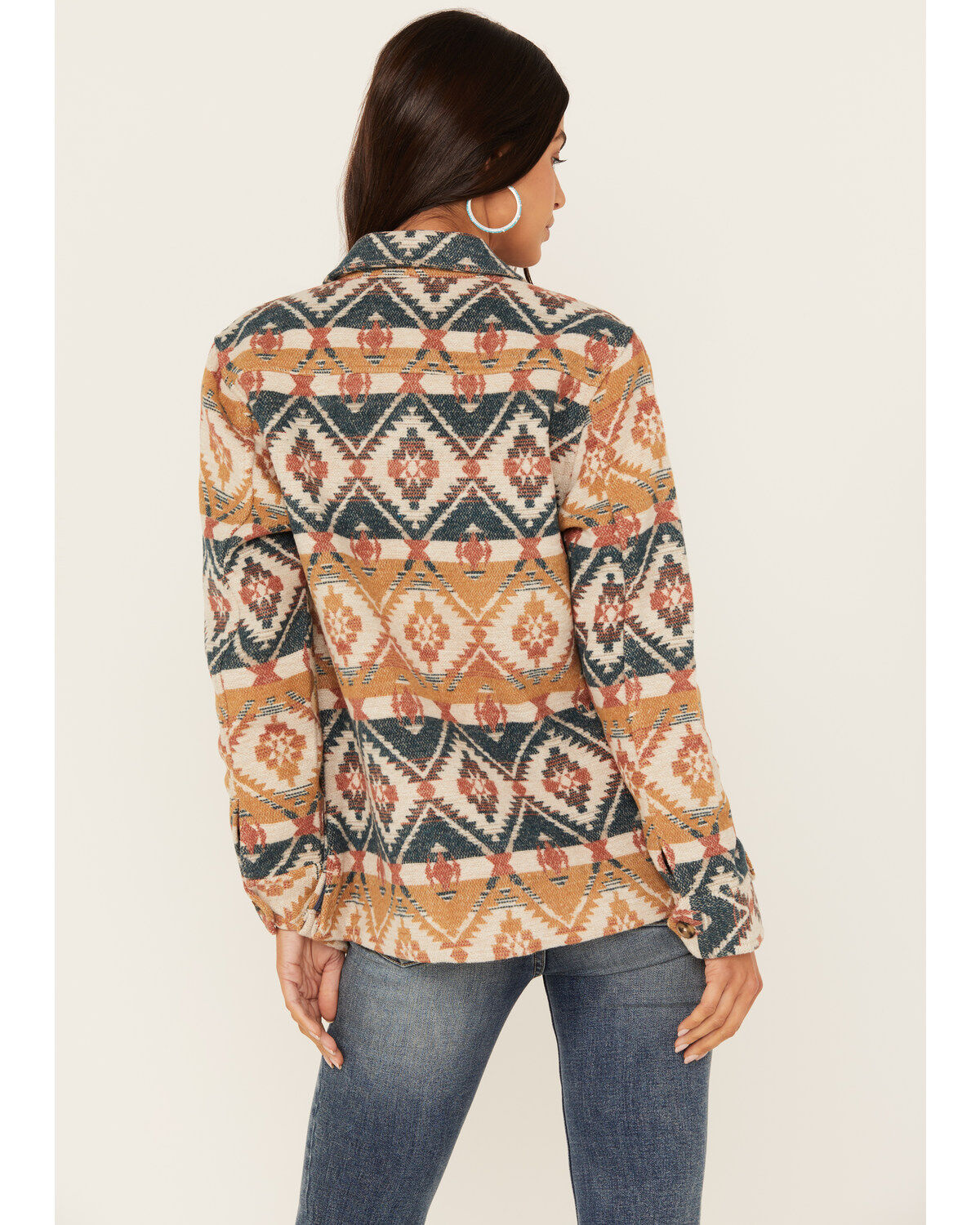 Idyllwind Women's Southwestern Striped Shacket