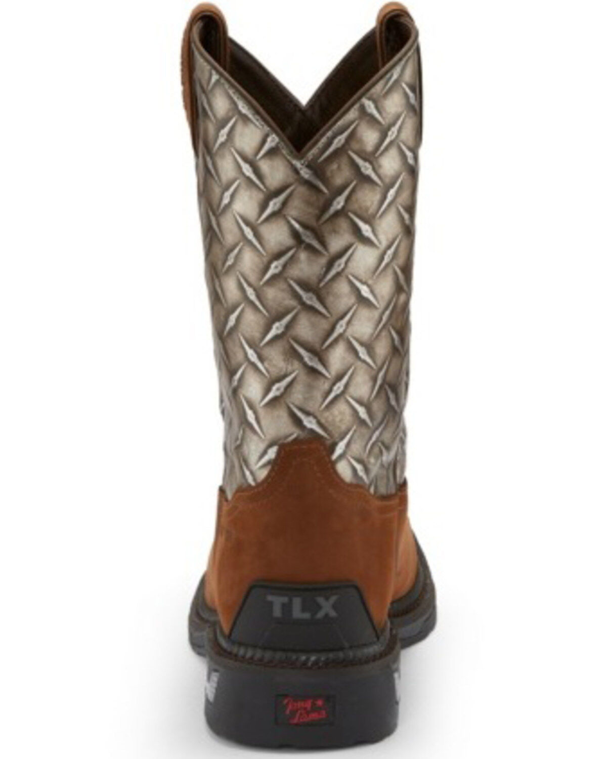 Tony Lama Men's Diboll Diamond Plate Western Work Boots - Composite Toe