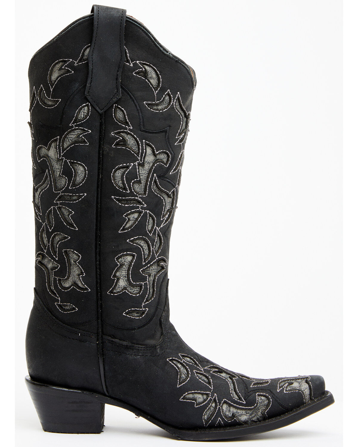 Circle G Women's Inlay Western Boots - Snip Toe