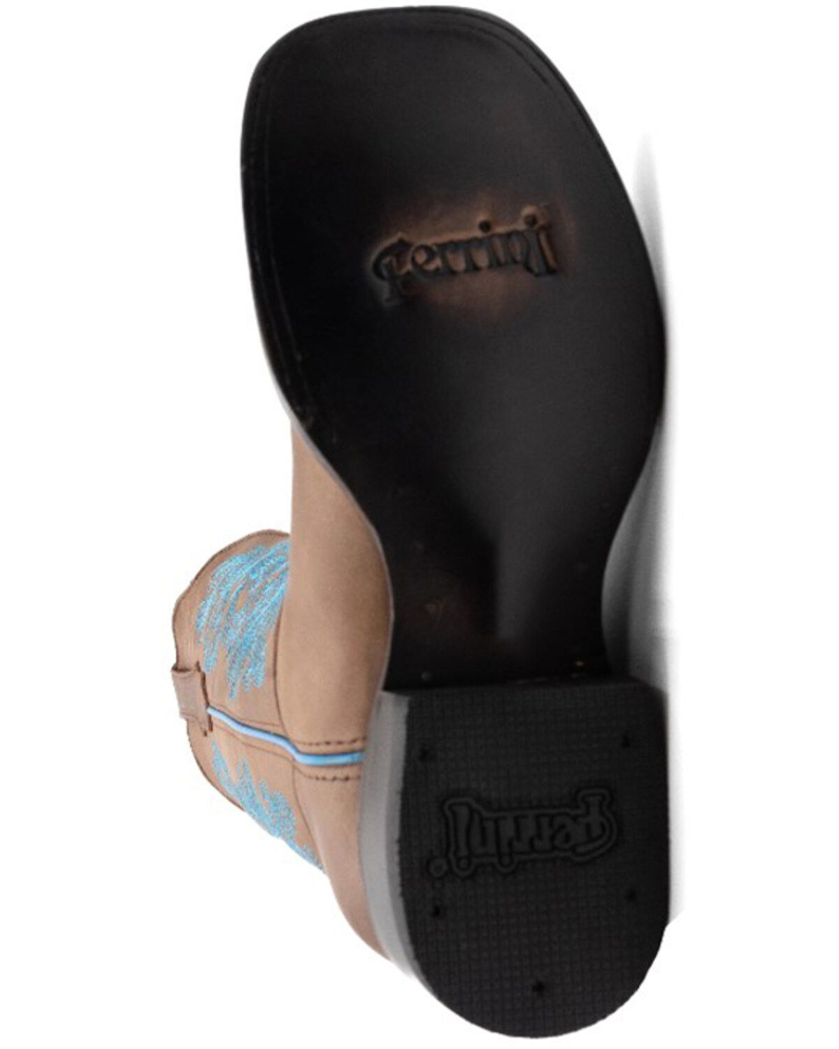 Ferrini Women's Ella Cross Western Boots - Broad Square Toe