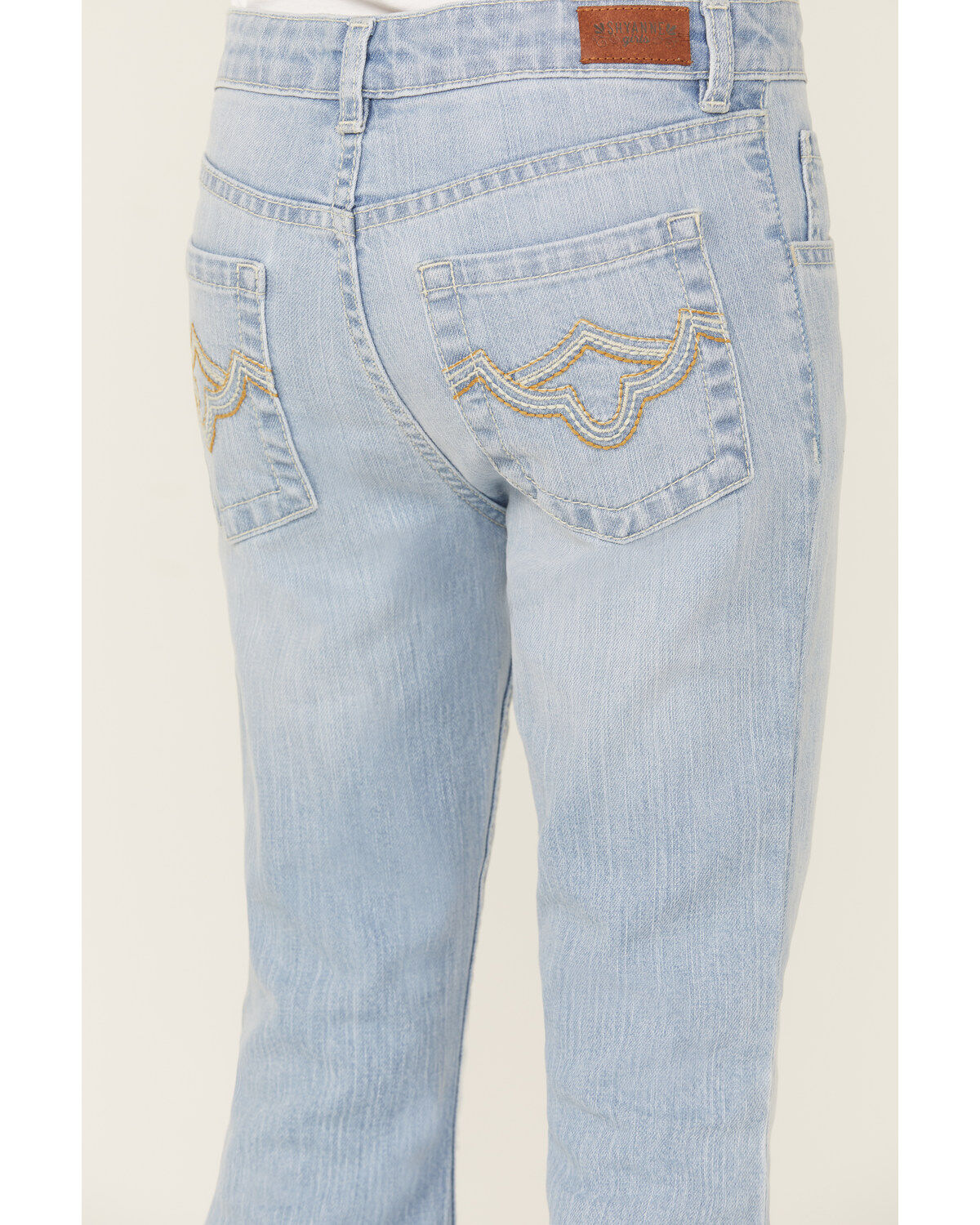 Shyanne Girls' Destructed Knee Flare Jeans