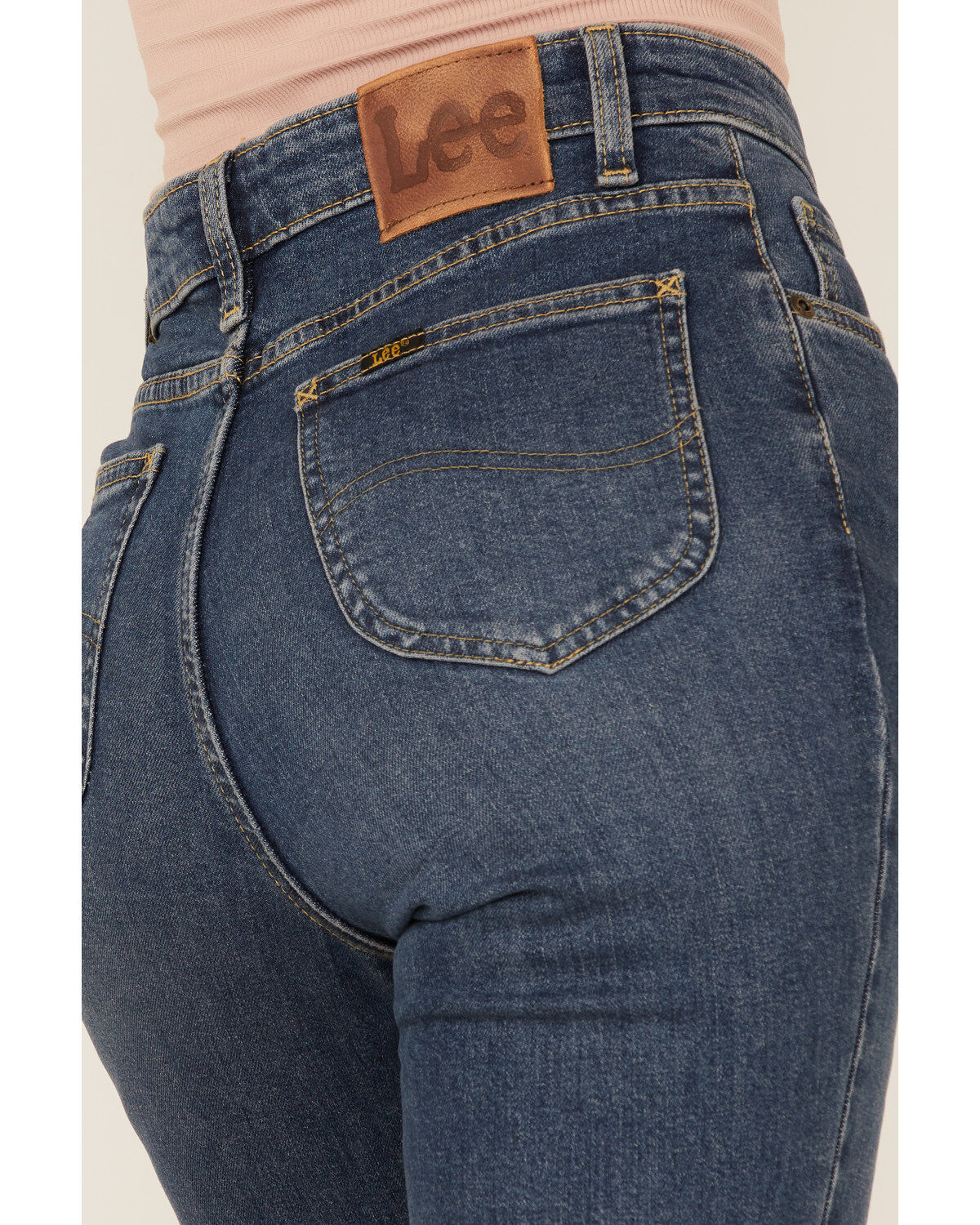 Lee Women's Fast Lane Vintage Modern High Rise Flare Jeans