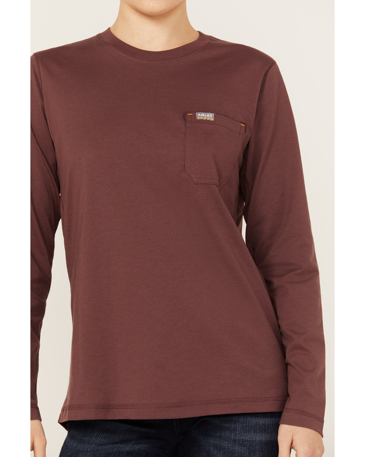 Ariat Women's Rebar Workman Reflective Flag Long Sleeve Tee