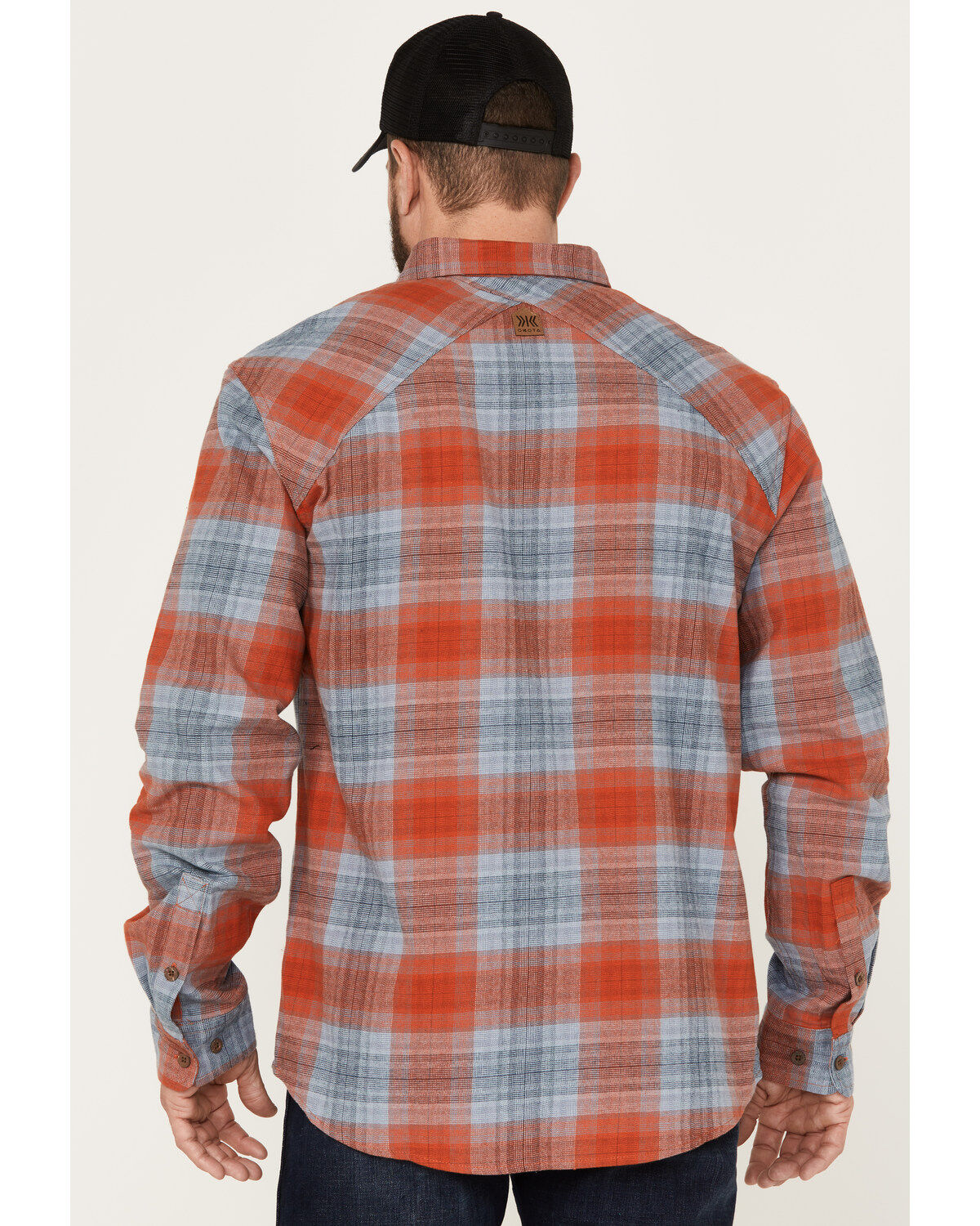 Dakota Grizzly Men's Grant Plaid Button Down Western Flannel Shirt