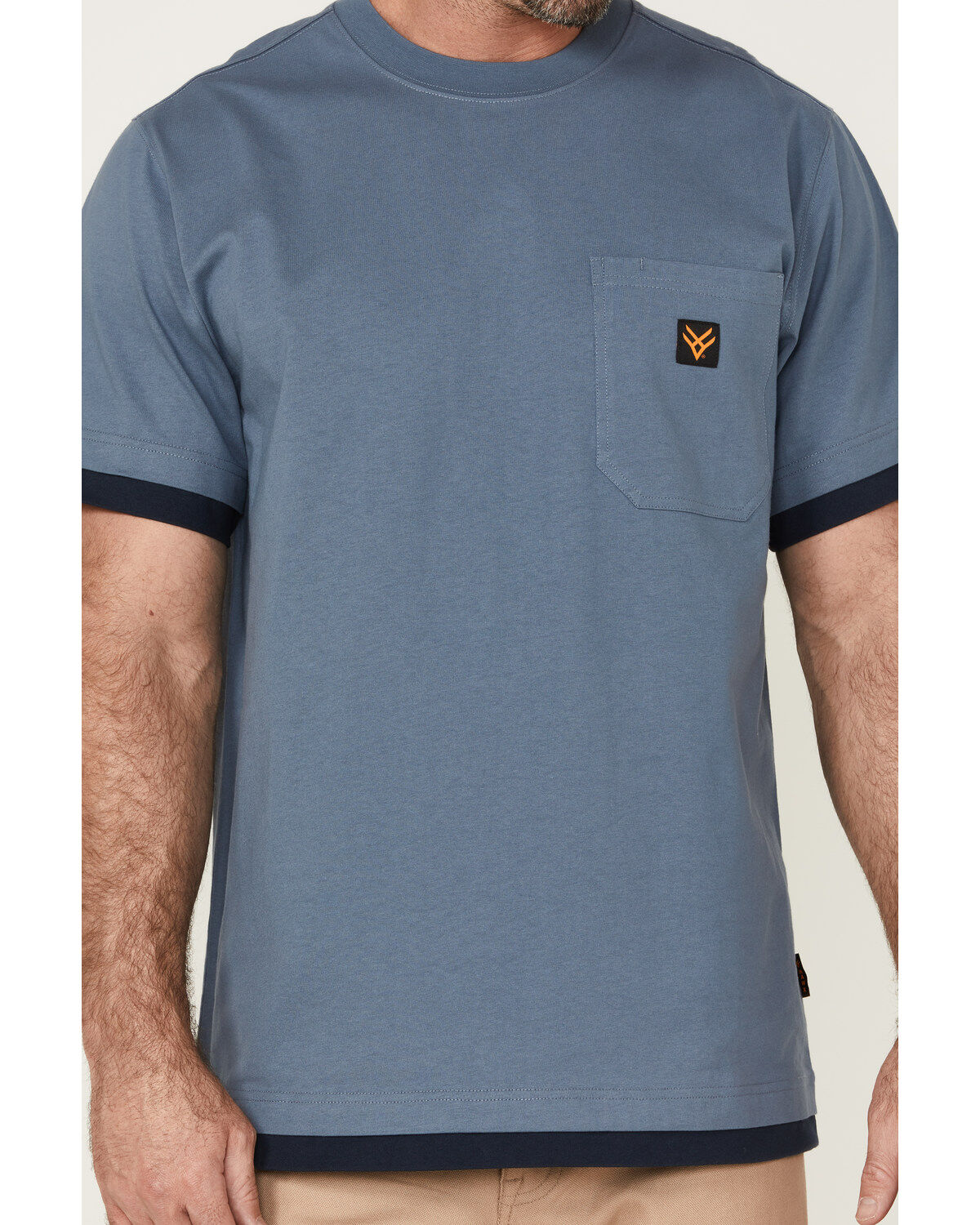 Hawx Men's Layered Work Pocket T-Shirt