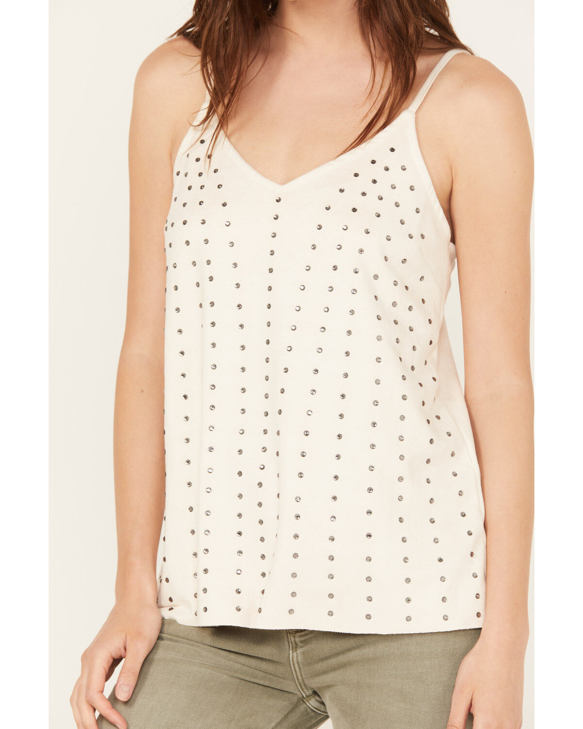 Vocal Women's Studded Faux Suede Cami