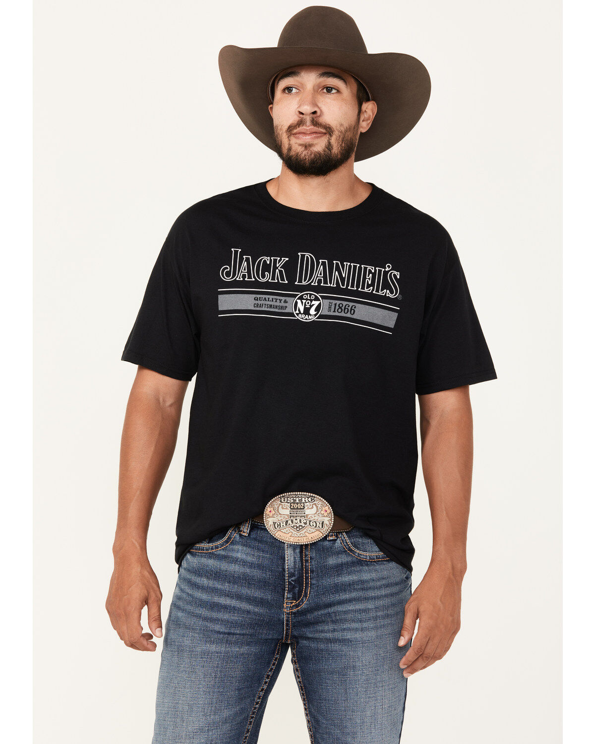Jack Daniels Men's Old No.7 Short Sleeve Logo Graphic T-Shirt