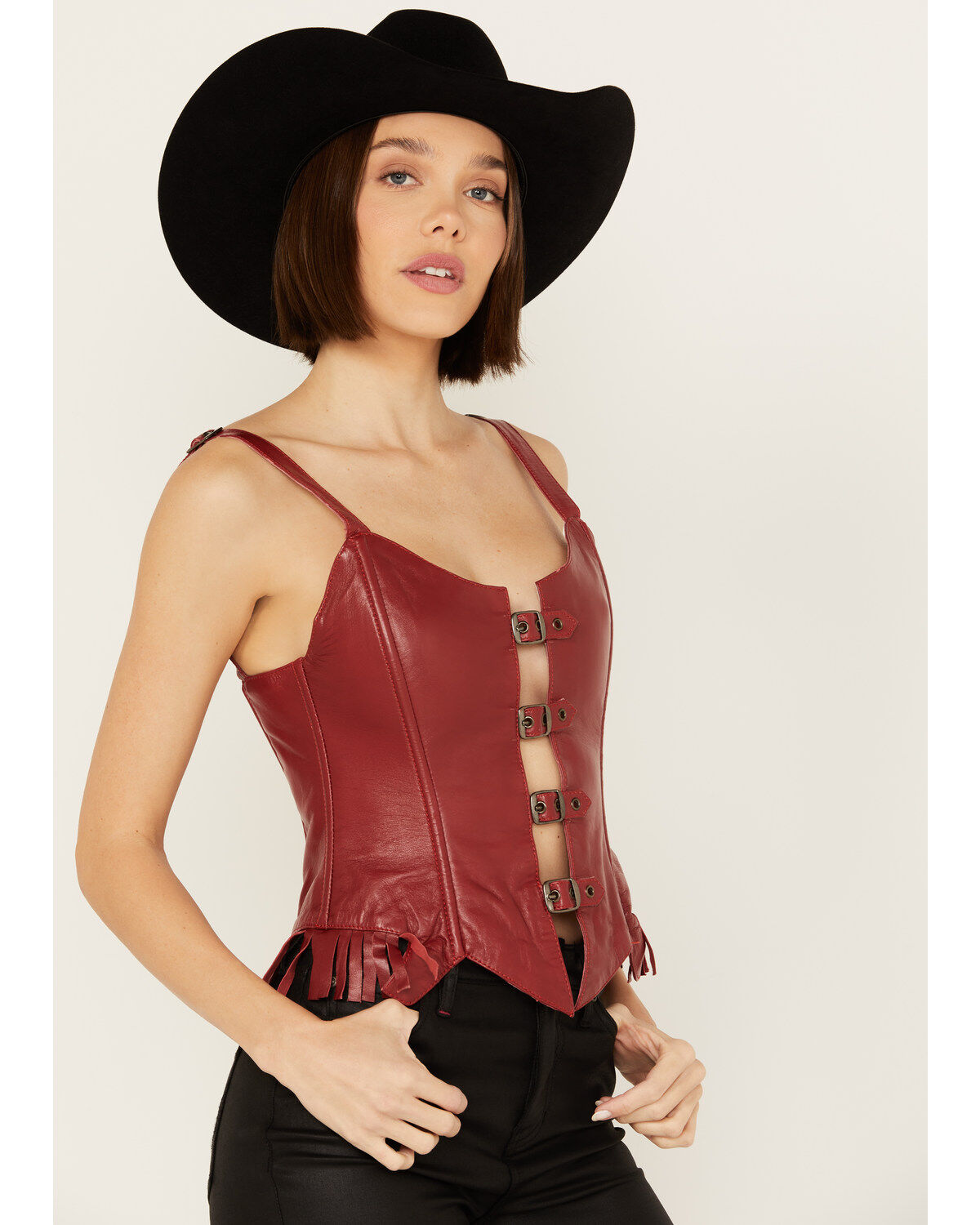 Understated Leather Women's Finish Line Corset