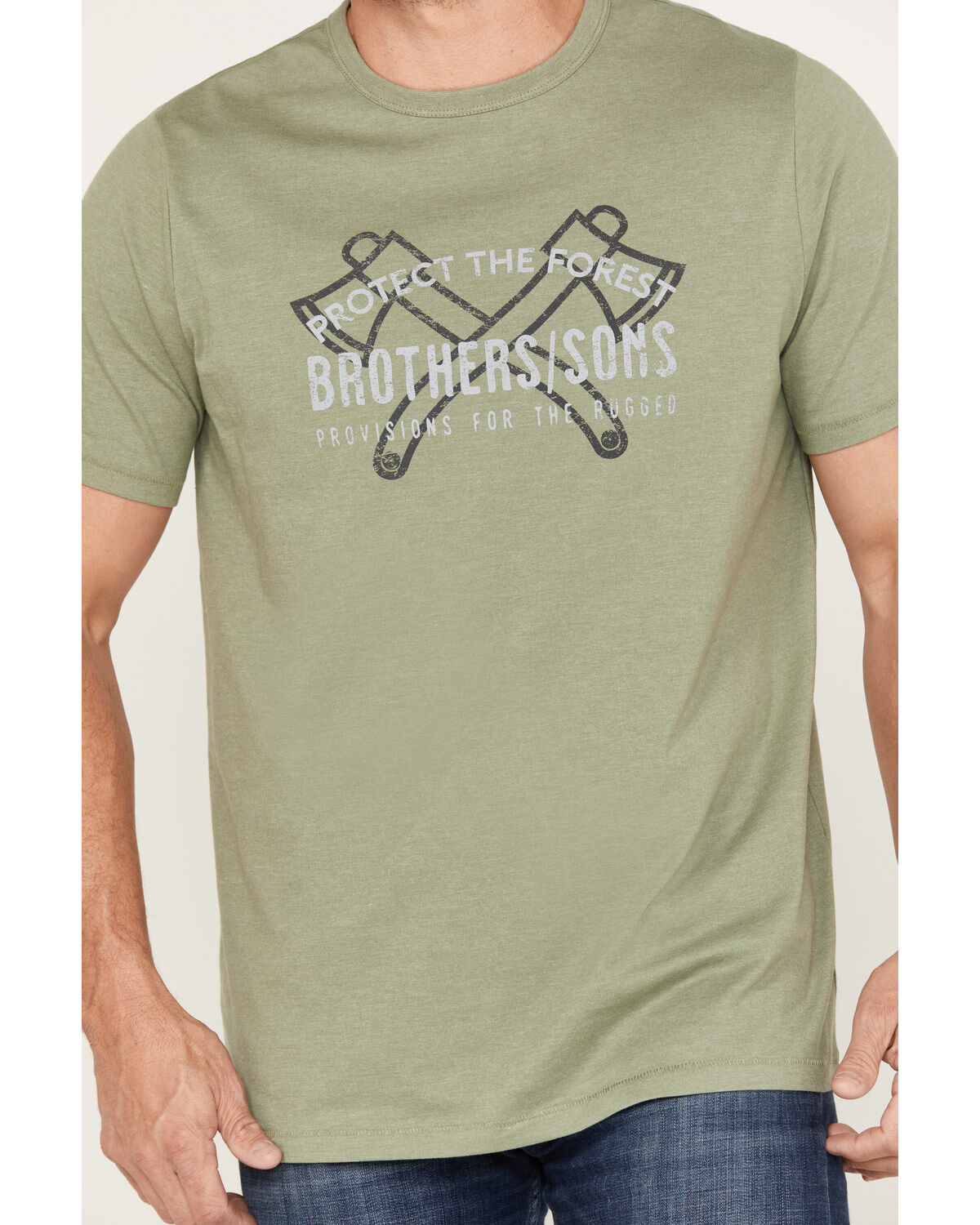 Brothers and Sons Men's Protect The Forest Short Sleeve Graphic T-Shirt