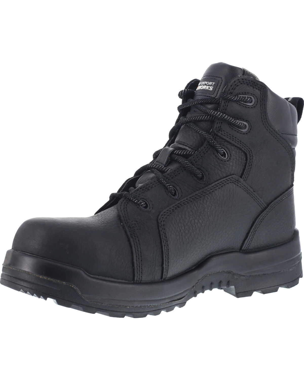 Rockport Works Women's More Energy Waterproof 6" Lace-Up Work Boots - Composite Toe