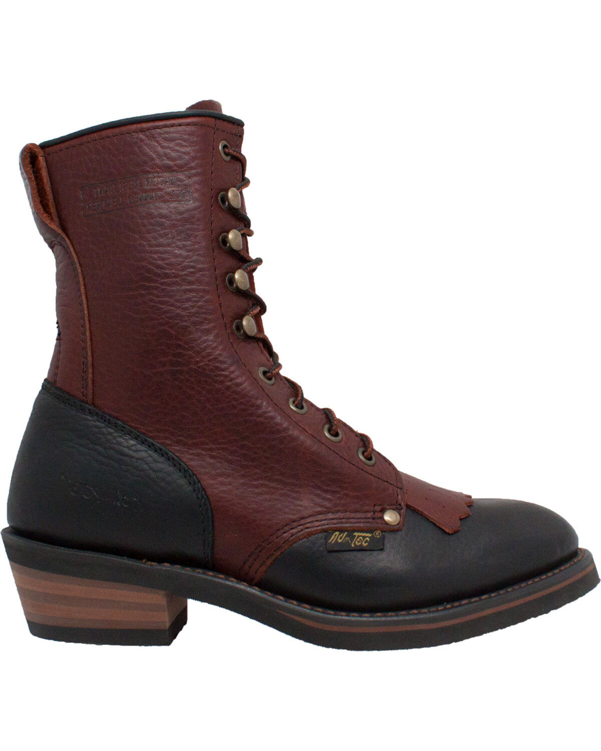 Ad Tec Women's 8" Tumbled Leather Packer Boots - Soft Toe