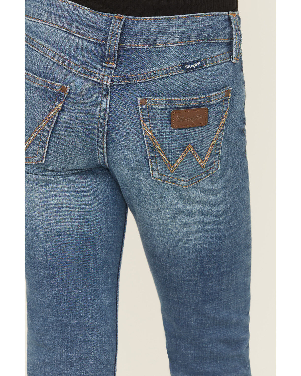 Wrangler Girls' Medium Wash Lia Bootcut Stretch Denim Jeans