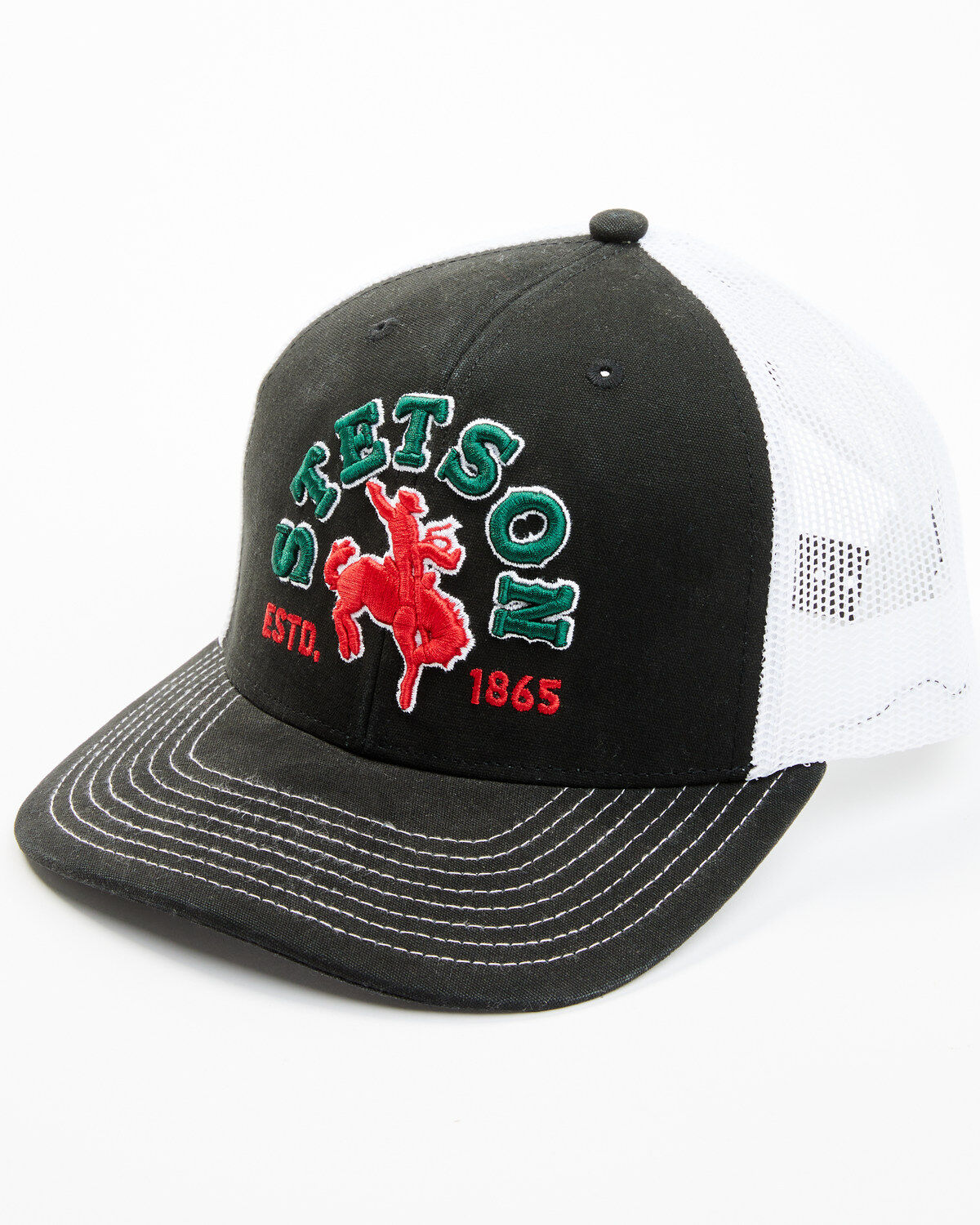 Stetson Men's Bronc Rider Mexico Flag Trucker Cap
