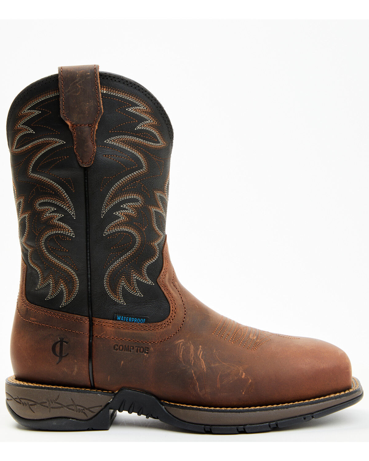 Cody James Men's Xero Gravity Lite Waterproof Pull-On Work Boots - Composite Toe