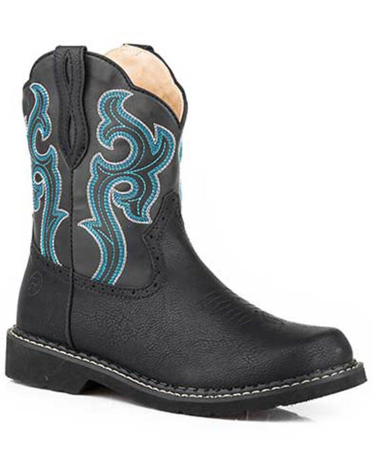 Roper Women's Chunk Rider Western Booties - Round Toe