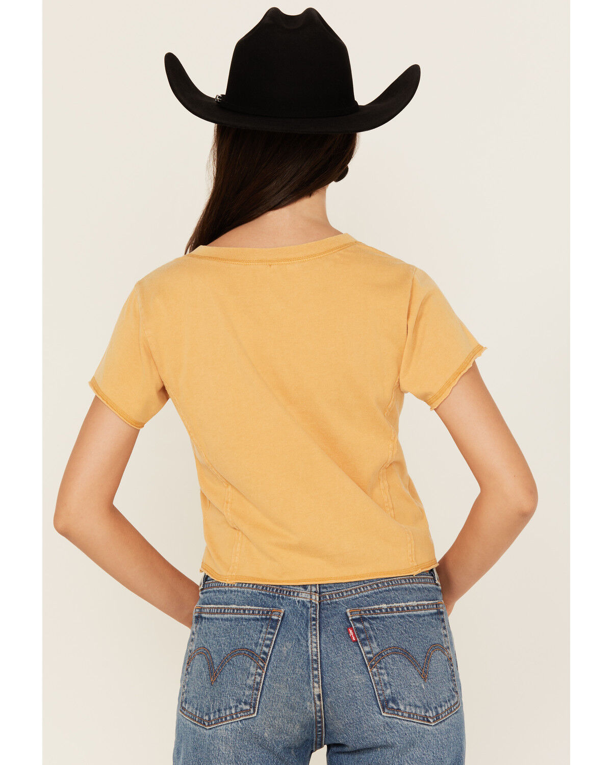 Cleo + Wolf Women's Baby Full Throttle Short Sleeve Cropped Graphic Tee