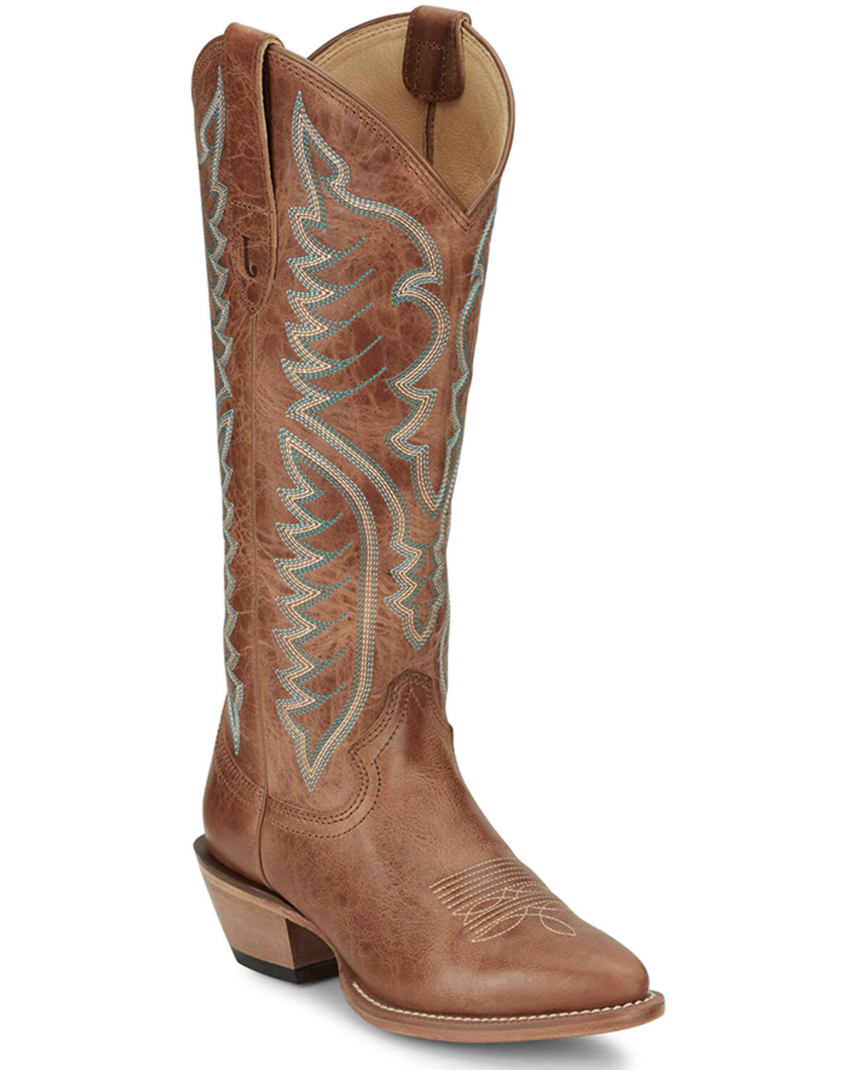 Justin Women's Evelyn Tall Western Boots - Snip Toe