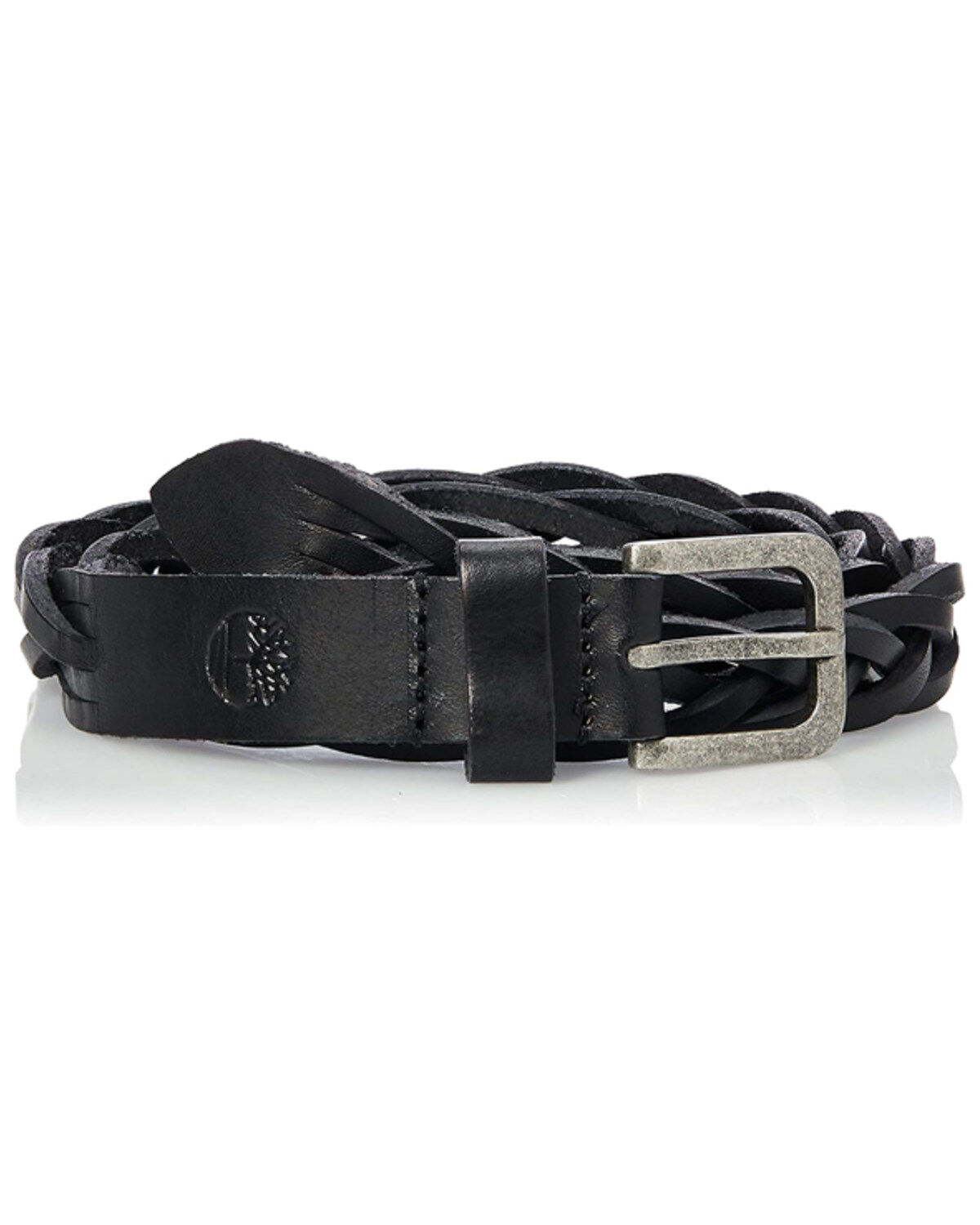 Timberland Women's Braided Casual Leather Belt