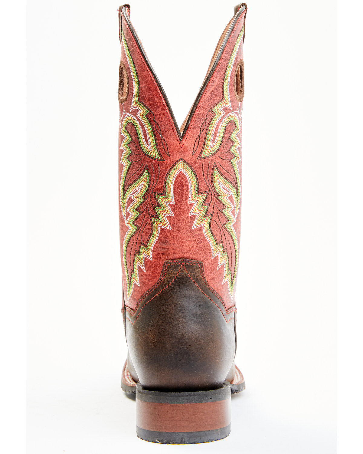 Dan Post Men's Leon Red Top Western Performance Boots - Broad Square Toe