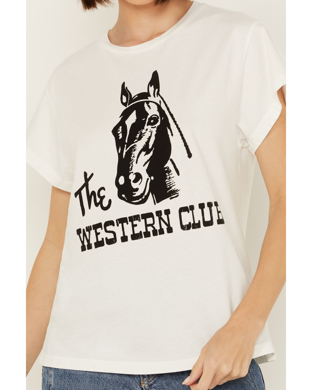 Bandit Women's Horse Western Club Short Sleeve Graphic Tee