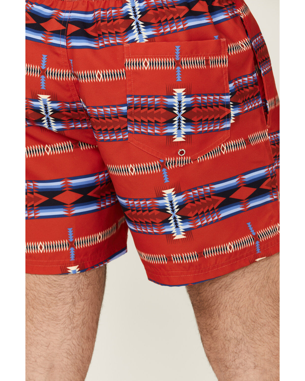 Rock & Roll Denim Men's Southwestern Print Stretch Volley Shorts