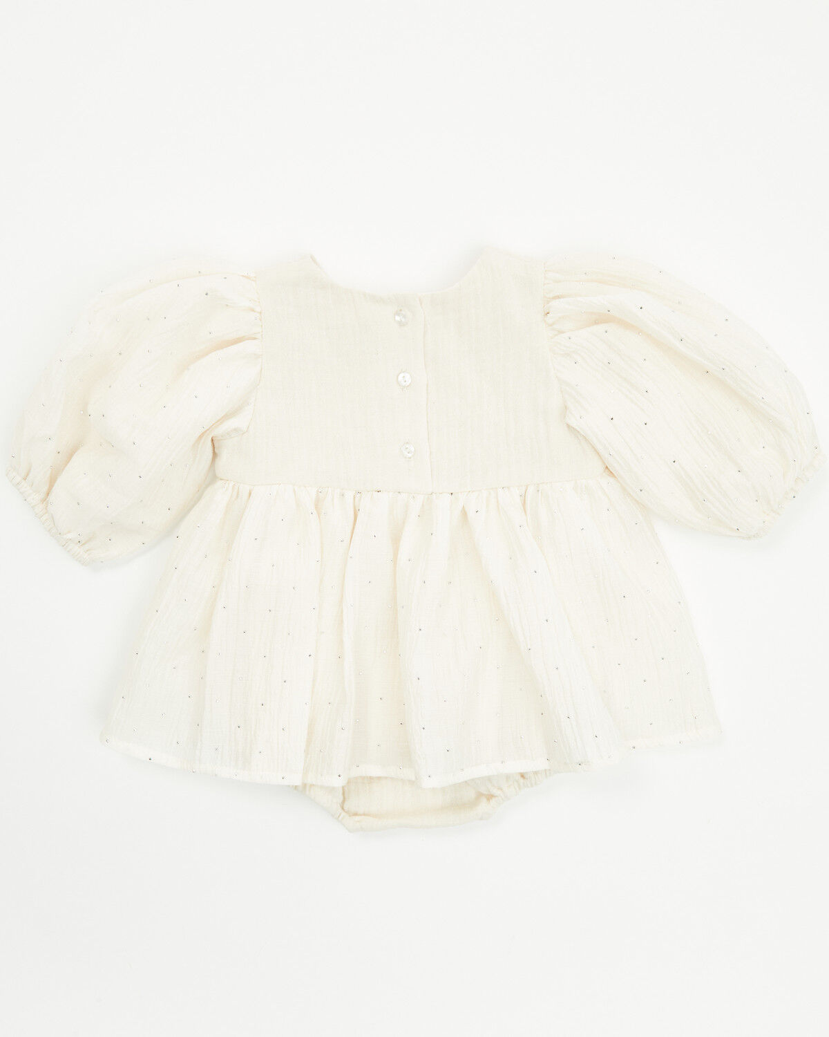 Yura Infants Girls' Embellished Long Sleeve Onesie