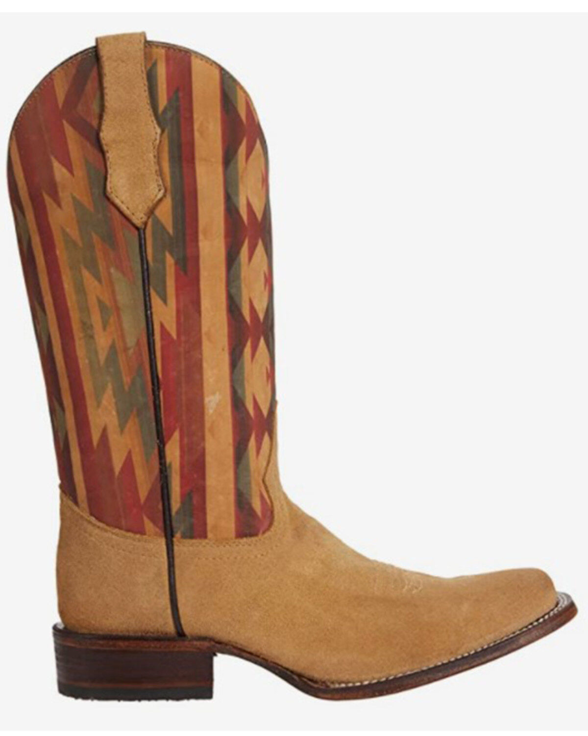 Circle G Women's Straw Embroidery Western Boots - Square Toe