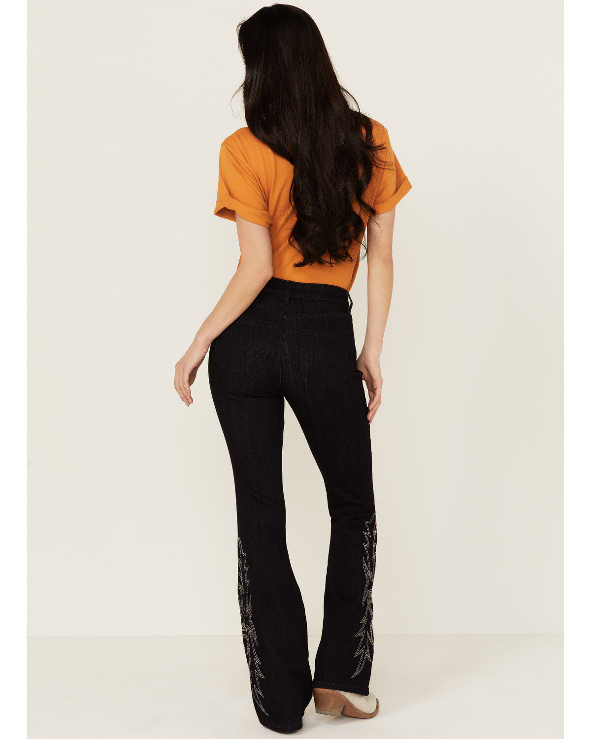 Idyllwind Women's Glenn Dark Wash High Rise Western Stitched Bootcut Comfort Stretch Denim Jeans