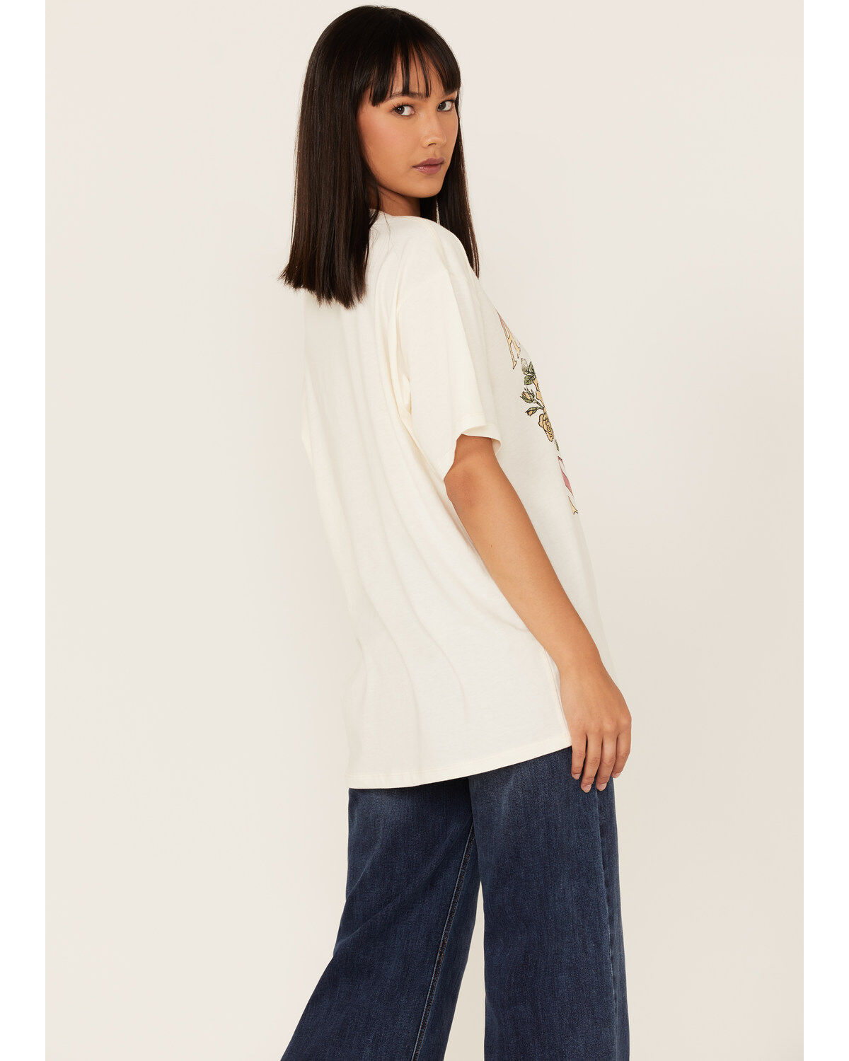 Cleo + Wolf Women's American Spirit Vintage Oversized Graphic Tee