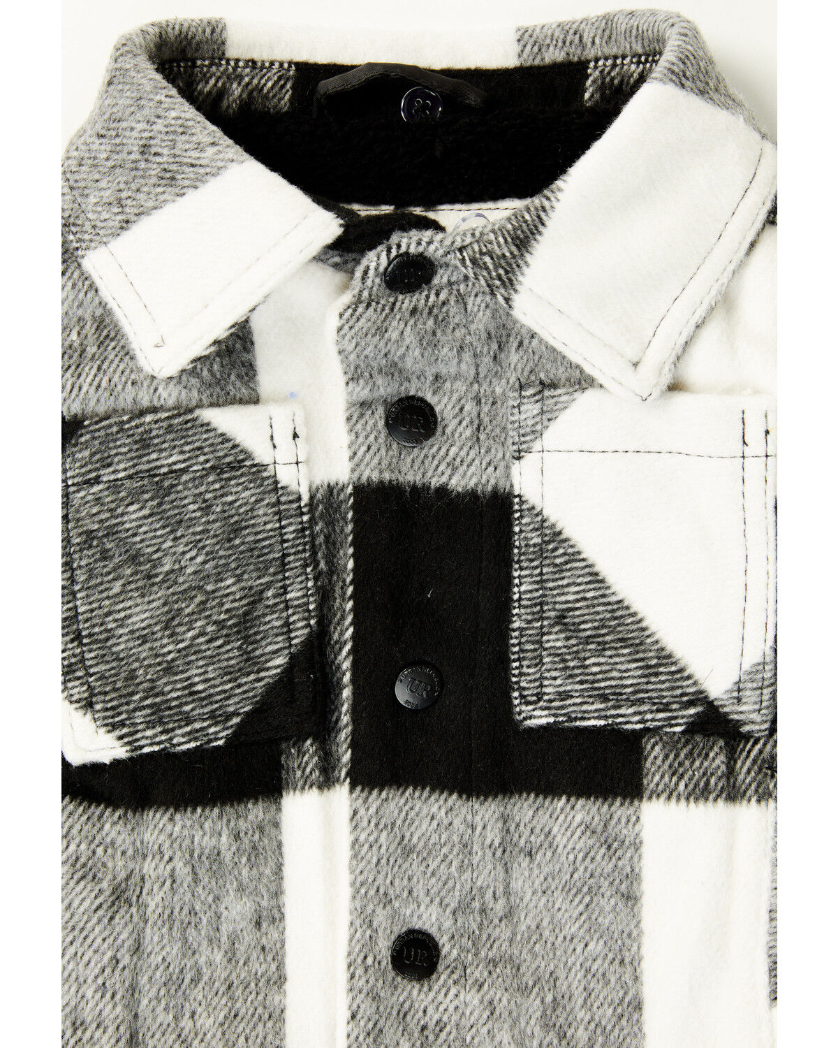 Urban Republic Infant Boys' Plaid Print Snap Hooded Jacket