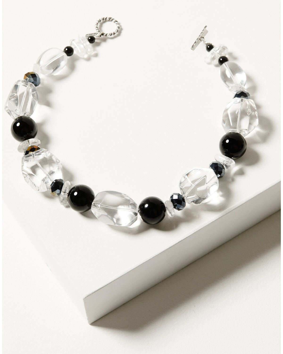 Paige Wallace Women's Quartz & Onyx Beaded Necklace